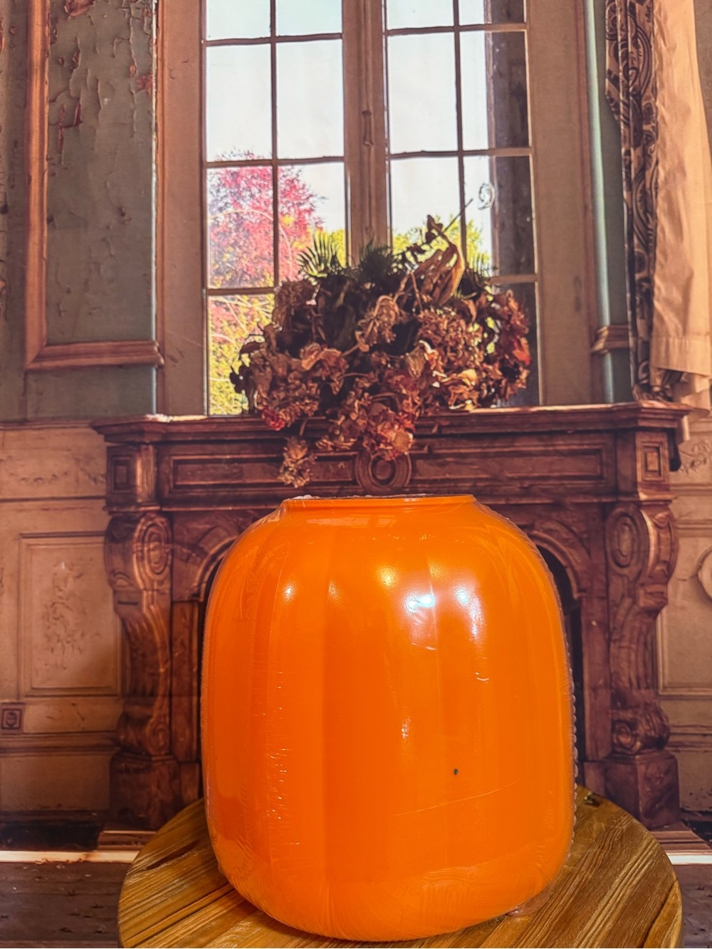 Orange Stacking Pumpkins Halloween Fall Thanksgiving Decorative Craft Crafters